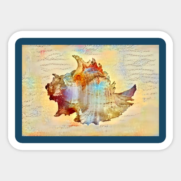 Caracol Rosada Sticker by ArtlyStudio